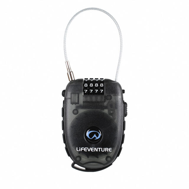 Kodelås med vaier Lifeventure Cable Lock Black 