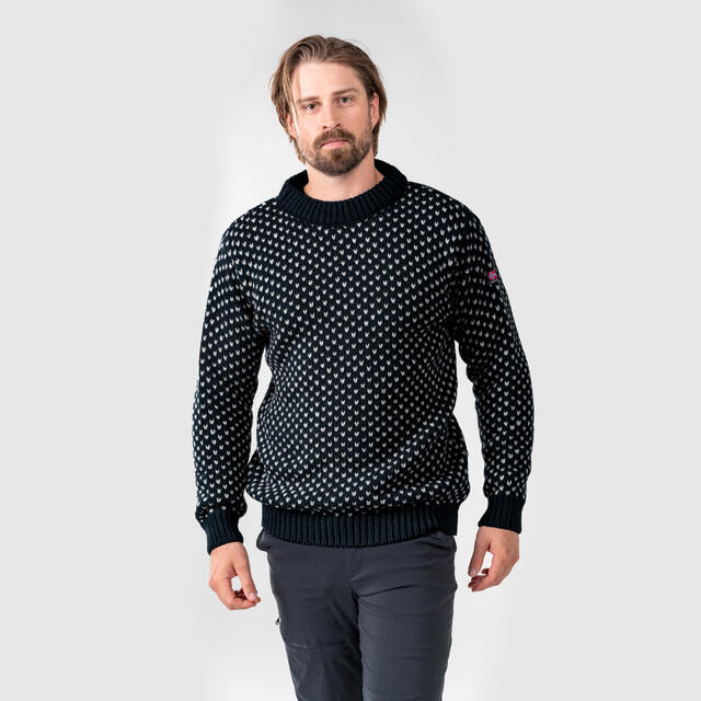 Genser L Devold Nordsjø Wool Sweater U L 270 