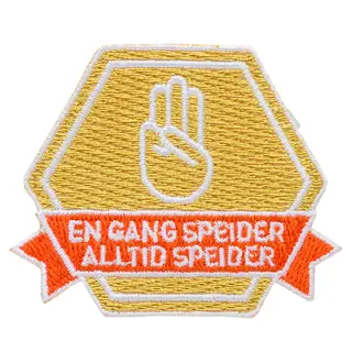 En gang speider Alltid speider SS Motivasjonsmerke Alltid speider