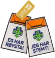 Stemmeseddel NSF Stemmeseddel 2015