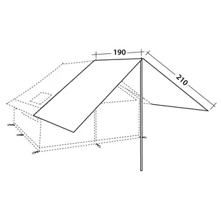 Tarp til forlegningstelt Robens Prospector Tarp