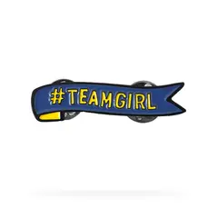 Pins #TeamGirl WAGGGS Team Girl Pin