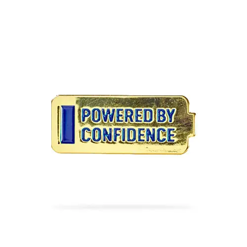 Powered by Confidence-pins WAGGGS Powered by Confidence Pin 