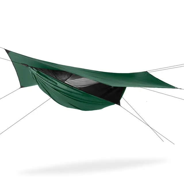 Hengekøye med tarp Hennessy Hammock Safari Deluxe Zip XXL 