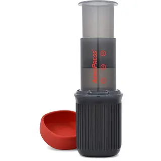 Kaffepresse med kopp Aeropress Go 200 ml Grey