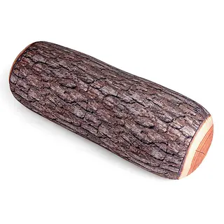 Pute Kikkerland Log Pillow