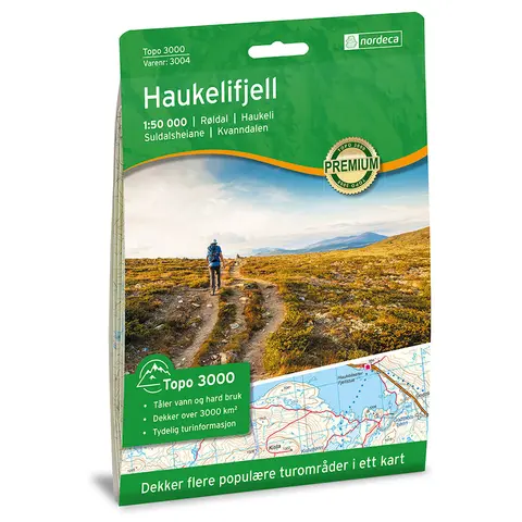 Haukelifjell Nordeca Topo 1:50 000 3004