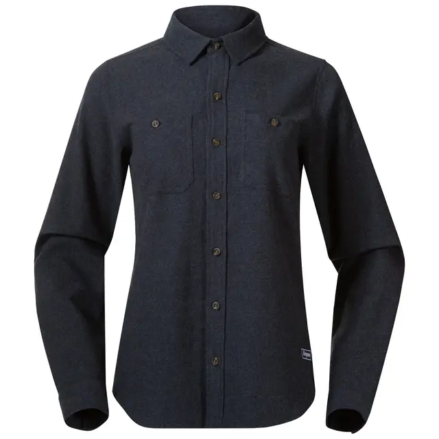 Skjorte til dame XS Bergans Nordmarka Flannel Shirt W XS 557 