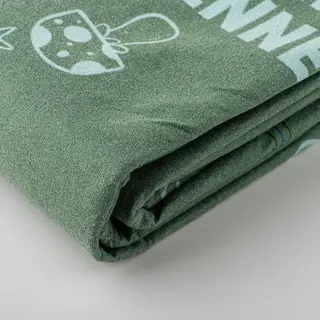 Turh&#229;ndkle M Bubel Towel Kl&#248;verlilje M Green