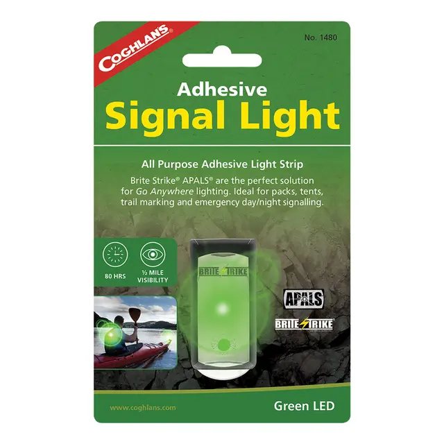 Signallys Coghlans Adhesive Signal Light LED Green 