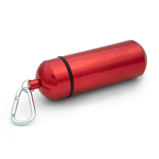 Vanntett kapsel Coghlans Aluminum Capsule XL Red 