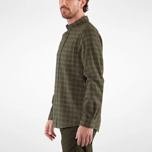 Skjorte til herre Fjällräven Övik Flannel M 555 