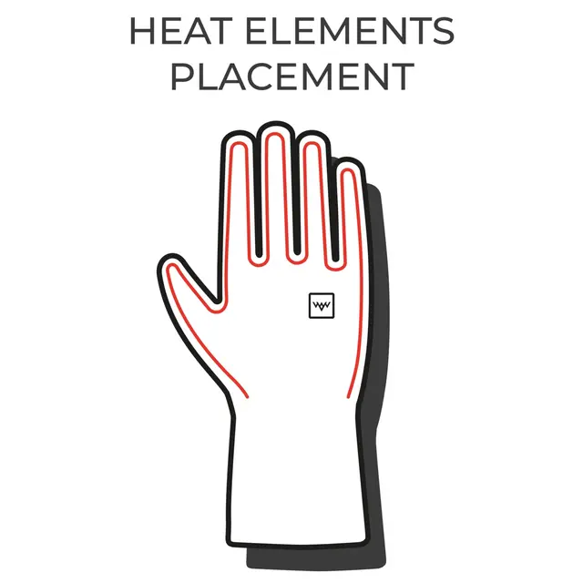 Hansker med varme S Heat Experience Everyday Gloves S 013 