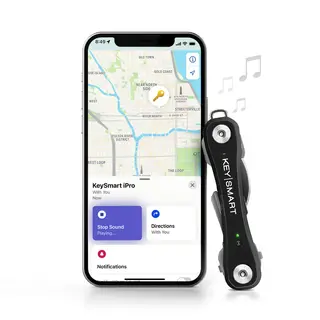 N&#248;kkelknippe KeySmart Air Flex Black