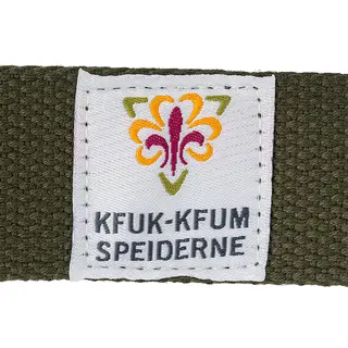 Speiderbelte KM Speiderbelte Canvas Green