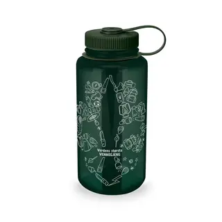 Speiderflaske Nalgene Wide Sustain 1 liter Jade NSF