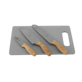 Knivsett med skj&#230;refj&#248;l Outwell Caldas Knife Set with Cutting Bo