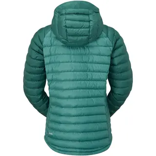 Dunjakke til dame Rab Microlight Alpine Jacket W GreenSlat