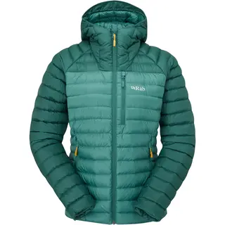 Dunjakke til dame Rab Microlight Alpine Jacket W GreenSlat