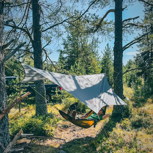 Tarp til hengekøye Range Hex Tarp 3,4 x 2,8 m 