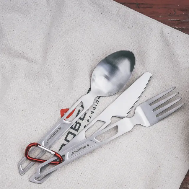 Turbestikk Robens Sierra Steel Cutlery Set 