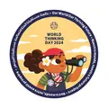 Tenkedagsmerke 2024 WAGGGS World Thinking Day Badge 2024