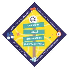 Tenkedagsmerke 2025 WAGGGS World Thinking Day Badge 2025