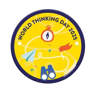 Tenkedagspins 2025 WAGGGS World Thinking Day Pin 2025