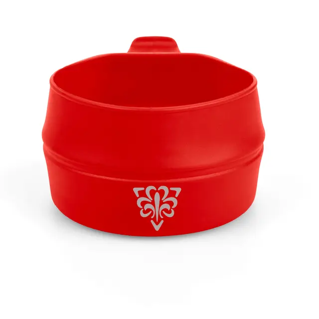 Brettekopp til stifinnere Wildo Fold-A-Cup 2,5 dl Red KM 